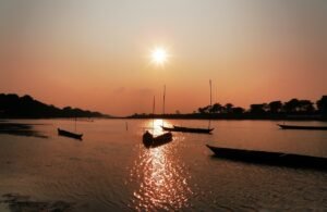 sunset, landscape, assam, india, landscapes, natural, nature, brown landscape, brown sunset, brown natural